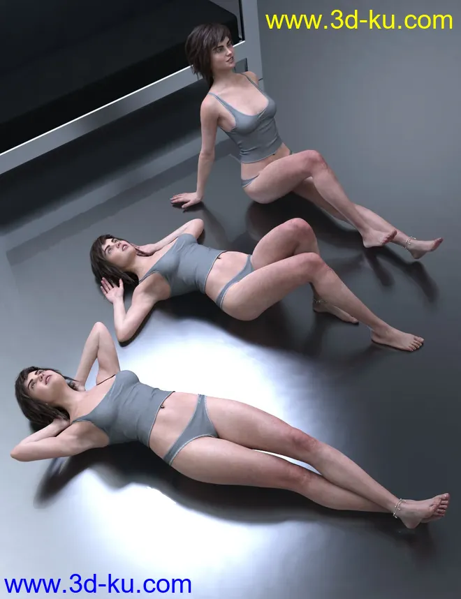 FG Alluring Poses for Genesis 8 Female模型的图片2