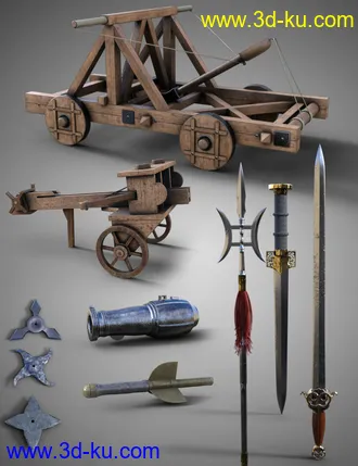 3D打印模型FG Ancient Weapons的图片