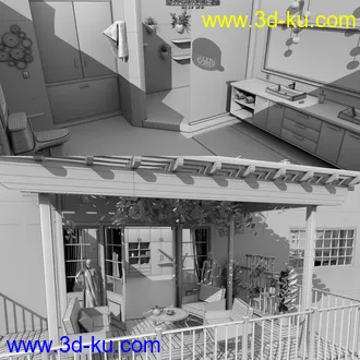 3D打印模型FG Resort Room的图片