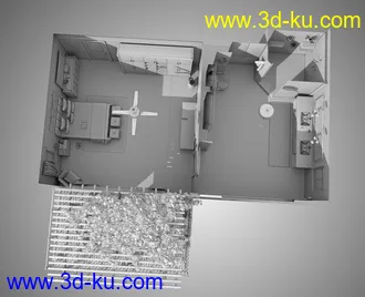 3D打印模型FG Resort Room的图片