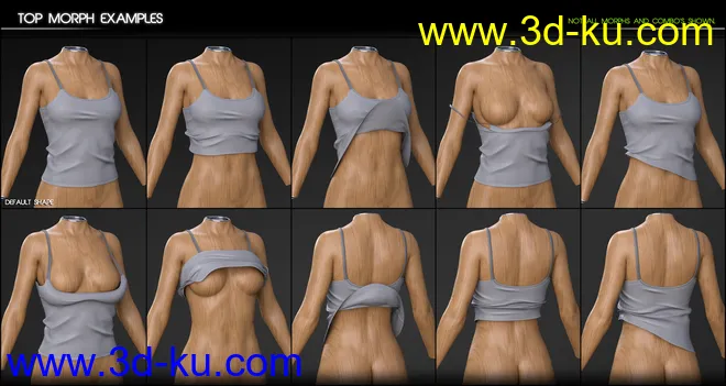 Fit Control Add-On for Genesis 3 & 8 Female (v1.2)模型的图片6