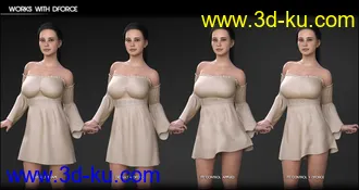 3D打印模型Fit Control Add-On for Genesis 3 & 8 Female (v1.2)的图片