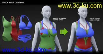 3D打印模型Fit Control for Genesis 8 Female(s) (v1.2)的图片