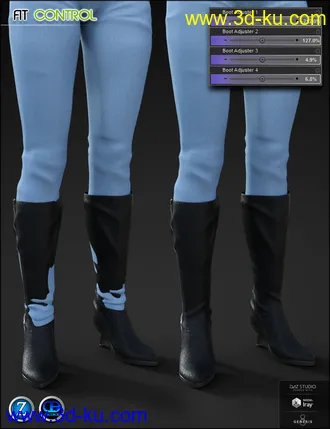 3D打印模型Fit Control for Genesis 8 Female(s) (v1.2)的图片