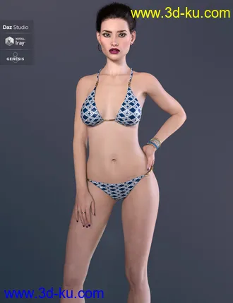 3D打印模型Fritzi for Genesis 8 Female的图片