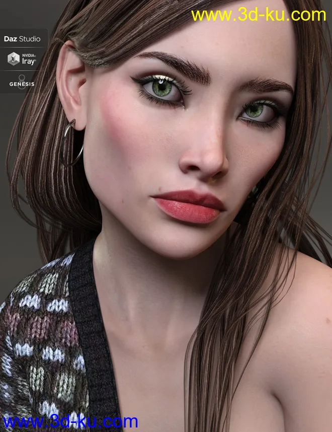 Fritzi for Genesis 8 Female模型的图片7