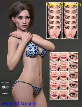 3D打印模型Fritzi for Genesis 8 Female的图片