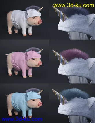 3D打印模型Fury The Piglet的图片