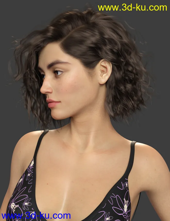 Georgia HD for Genesis 8 Female模型的图片2