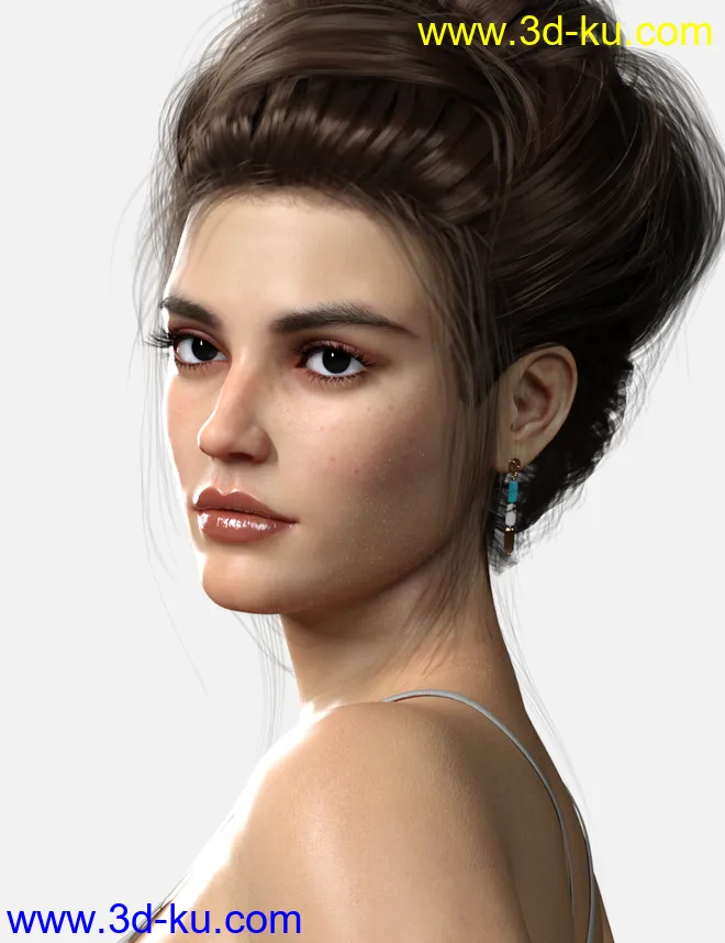 Georgia HD for Genesis 8 Female模型的图片4