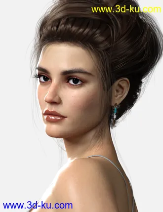 3D打印模型Georgia HD for Genesis 8 Female的图片