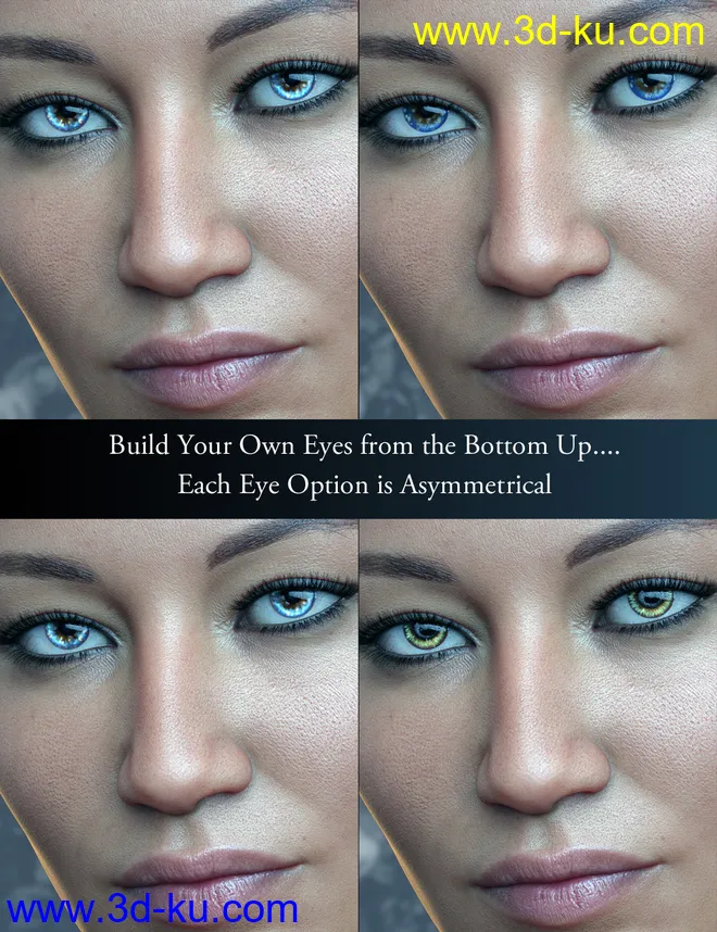 Geoshell Eye Builder for Genesis 8 Female模型的图片2