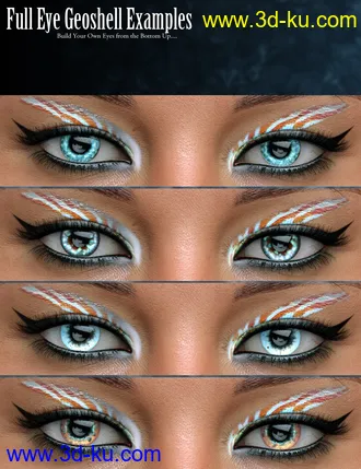 3D打印模型Geoshell Eye Builder for Genesis 8 Female的图片