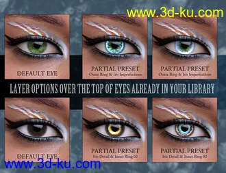 3D打印模型Geoshell Eye Builder for Genesis 8 Female的图片