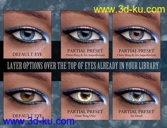 3D打印模型Geoshell Eye Builder for Genesis 8 Female的图片