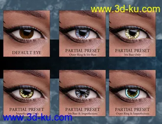 3D打印模型Geoshell Eye Builder for Genesis 8 Female的图片