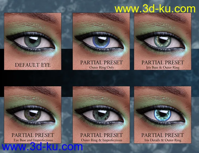 Geoshell Eye Builder for Genesis 8 Female模型的图片14