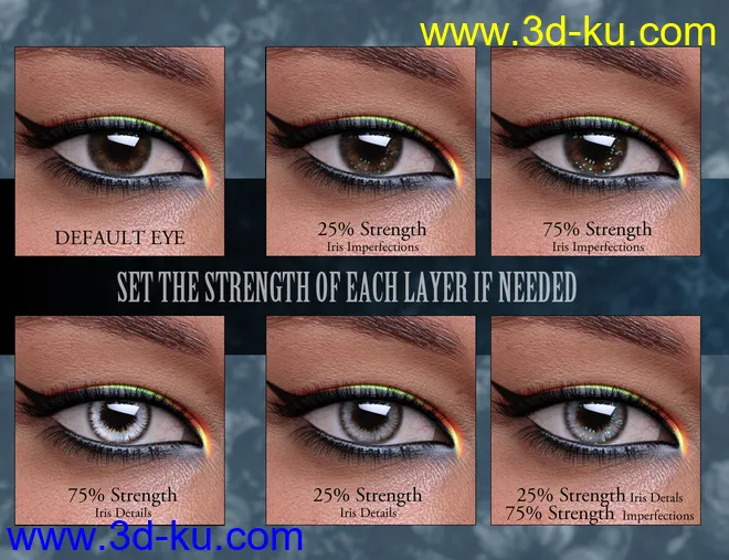 Geoshell Eye Builder for Genesis 8 Female模型的图片16