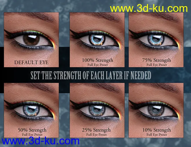 Geoshell Eye Builder for Genesis 8 Female模型的图片17