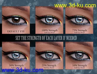 3D打印模型Geoshell Eye Builder for Genesis 8 Female的图片