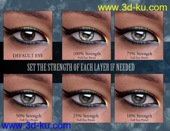 Geoshell Eye Builder for Genesis 8 Female模型的图片18