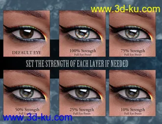 3D打印模型Geoshell Eye Builder for Genesis 8 Female的图片