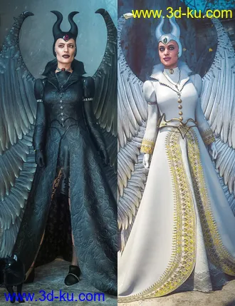 3D打印模型Good and Evil for Universal Dress的图片