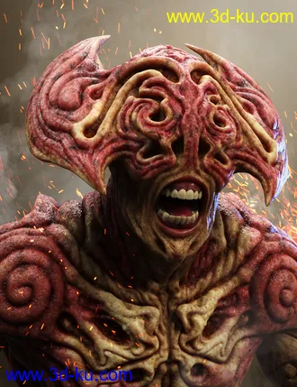 3D打印模型Hell Ambassador HD for Genesis 8 Male的图片