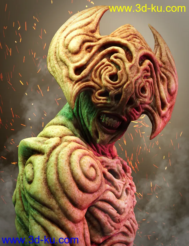 Hell Ambassador HD for Genesis 8 Male模型的图片4