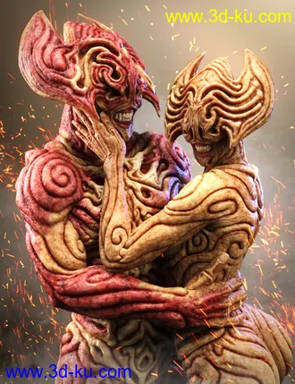 3D打印模型Hell Ambassador HD for Genesis 8 Male的图片