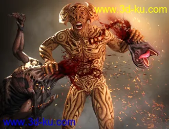 3D打印模型Hell Ambassador HD for Genesis 8 Male的图片