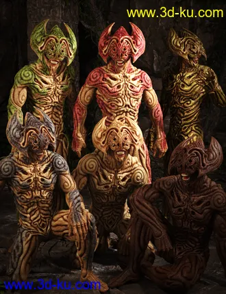 3D打印模型Hell Ambassador HD for Genesis 8 Male的图片