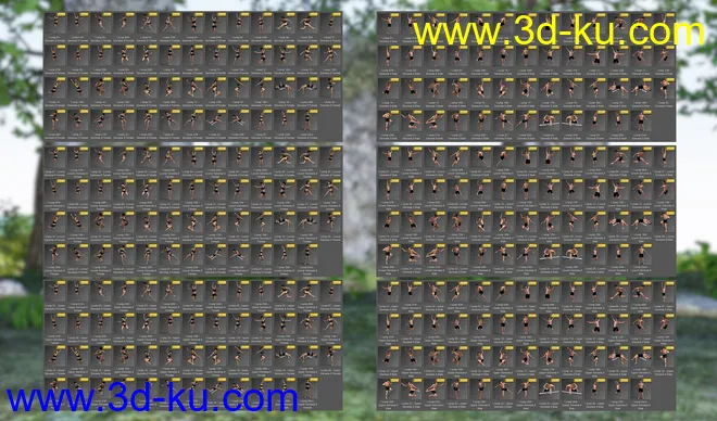 I Jump Poses for Genesis 8模型的图片8