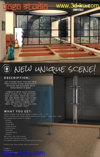 3D打印模型i13 Yoga Studio的图片