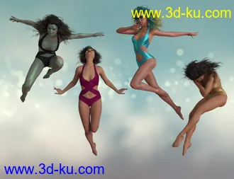 3D打印模型IGD Weightless Poses for Genesis 8 Females的图片
