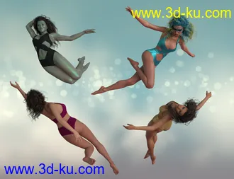 3D打印模型IGD Weightless Poses for Genesis 8 Females的图片