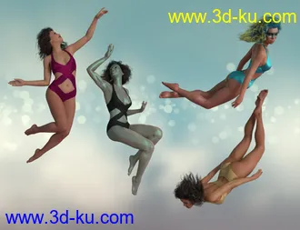 3D打印模型IGD Weightless Poses for Genesis 8 Females的图片