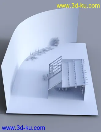 3D打印模型Industrial Loft Dining Room的图片