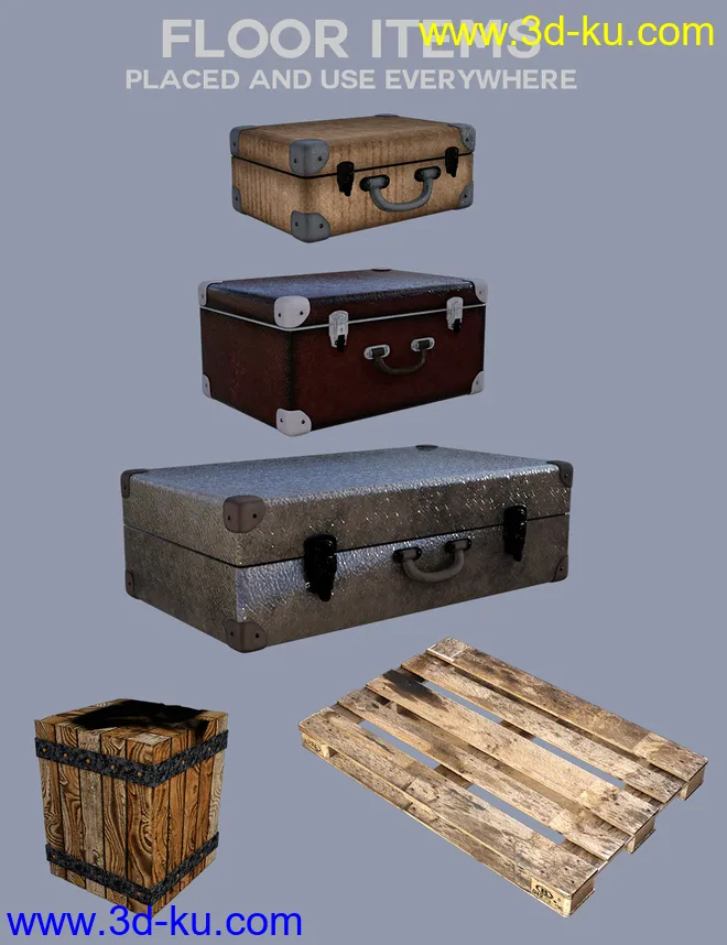 Industrial Loft Dining Room Decoration Add-on模型的图片8