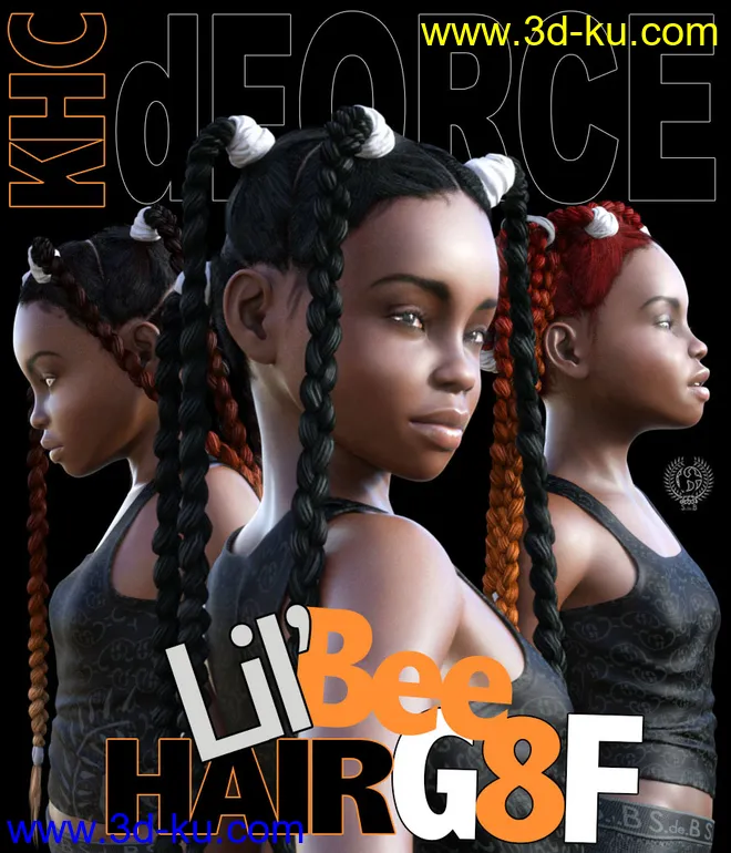 KHC Lil' Bee Hair G8F模型的图片1