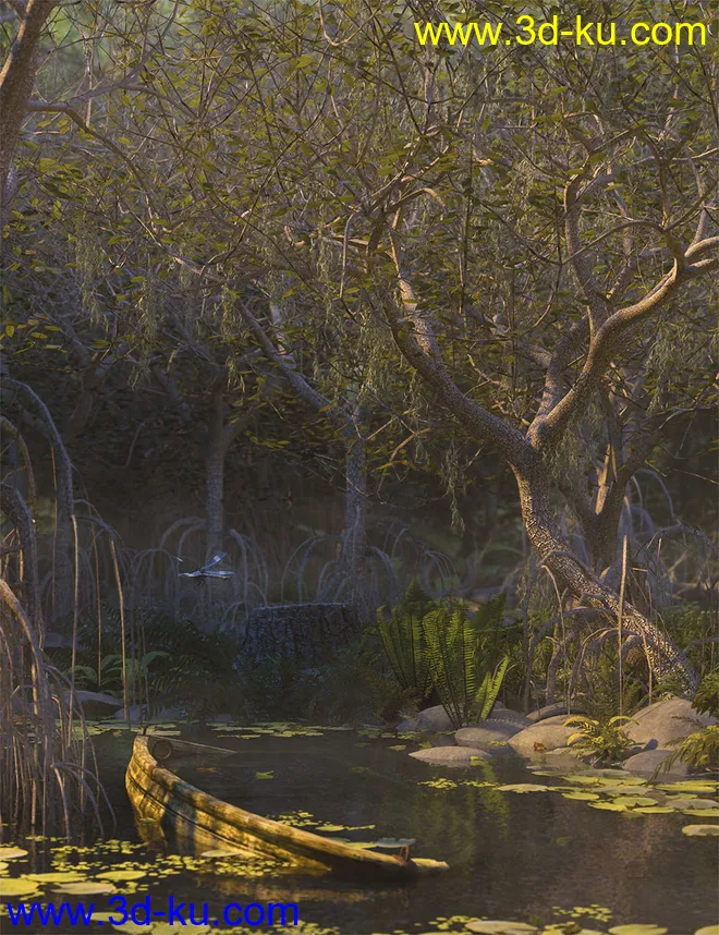 Low Resolution Tropical Trees and Shrubs模型的图片3