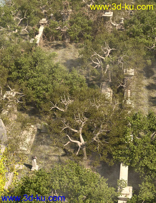 Low Resolution Tropical Trees and Shrubs模型的图片4