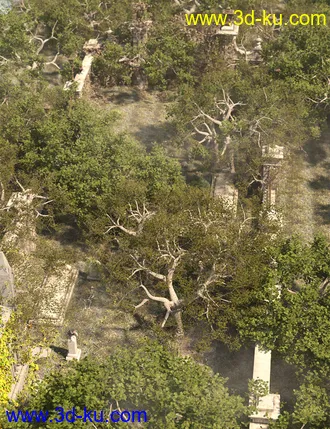 3D打印模型Low Resolution Tropical Trees and Shrubs的图片