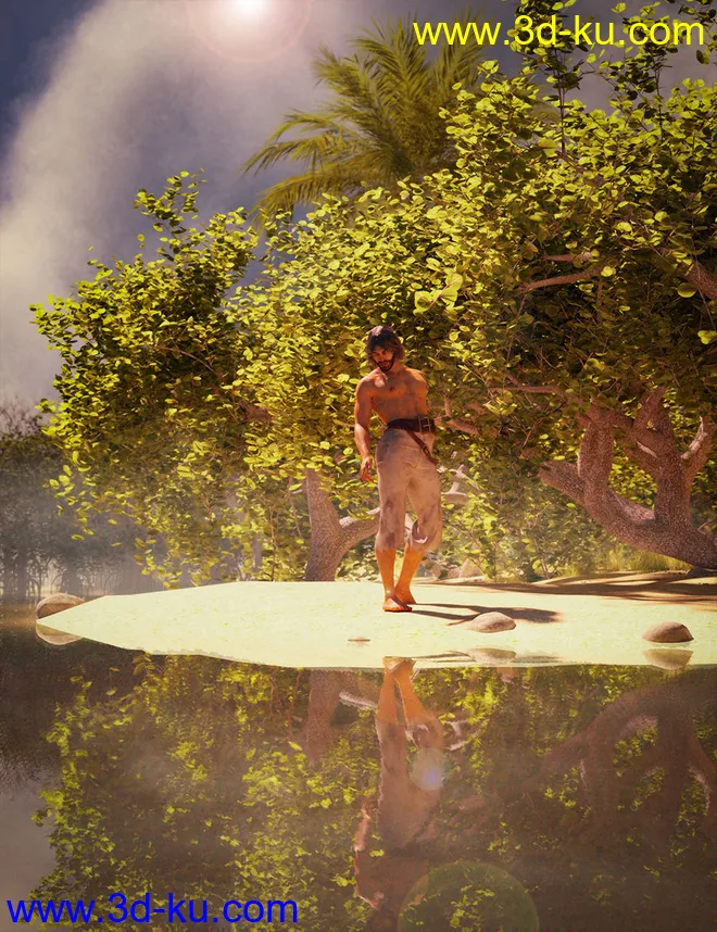 Low Resolution Tropical Trees and Shrubs模型的图片5