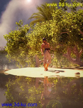 3D打印模型Low Resolution Tropical Trees and Shrubs的图片