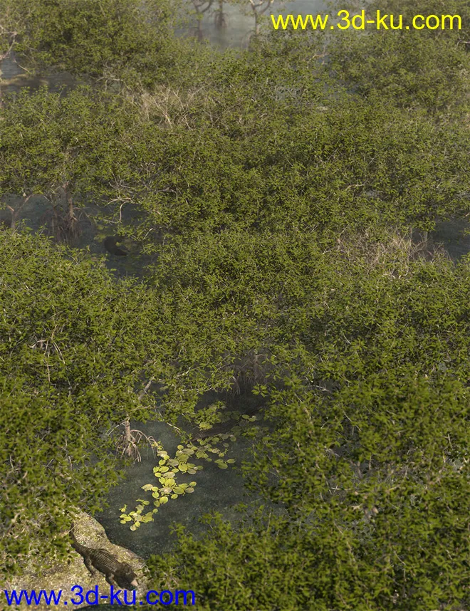 Low Resolution Tropical Trees and Shrubs模型的图片6