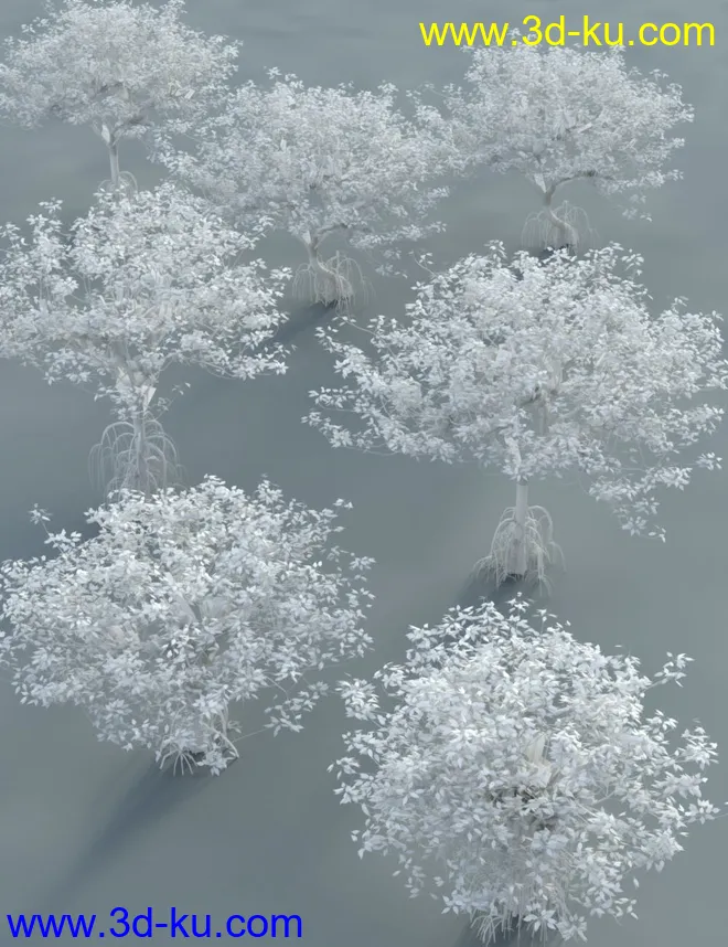 Low Resolution Tropical Trees and Shrubs模型的图片12