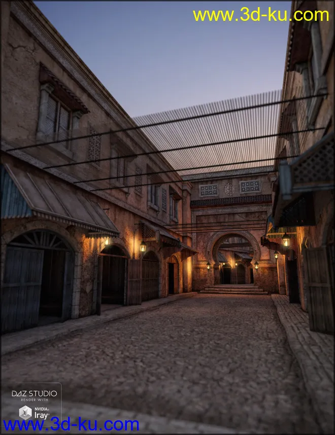 Marrakesh Souks Iray模型的图片1