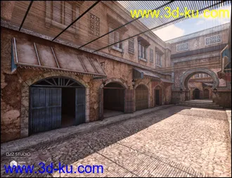 3D打印模型Marrakesh Souks Iray的图片