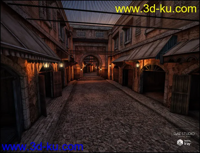 Marrakesh Souks Iray模型的图片4